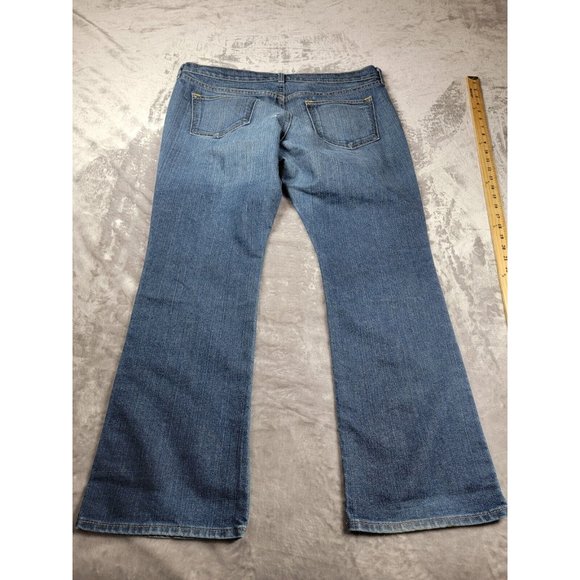 Old Navy The Diva Jeans Womens Size 14 Short Blue Bootcut Mid Rise Pants 40x29 - Picture 8 of 8